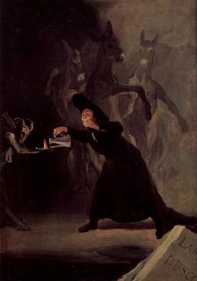 Francisco de Goya Die Lampe des Teufels France oil painting art